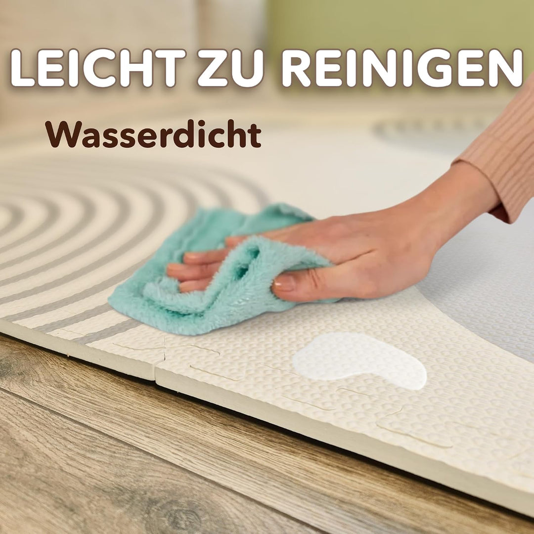 Cateam Weiche Eva-Schaumstoff-Puzzlematte für Babys und Kinder für den Boden - Ineinandergreifende F