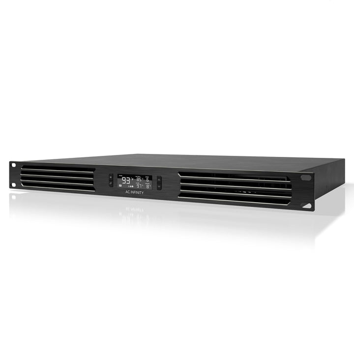 AC Infinity CLOUDPLATE T6, Rack-Montage-Lüfter 1U, Front-Abluftstrom, zur Kühlung von AV-Geräten, He
