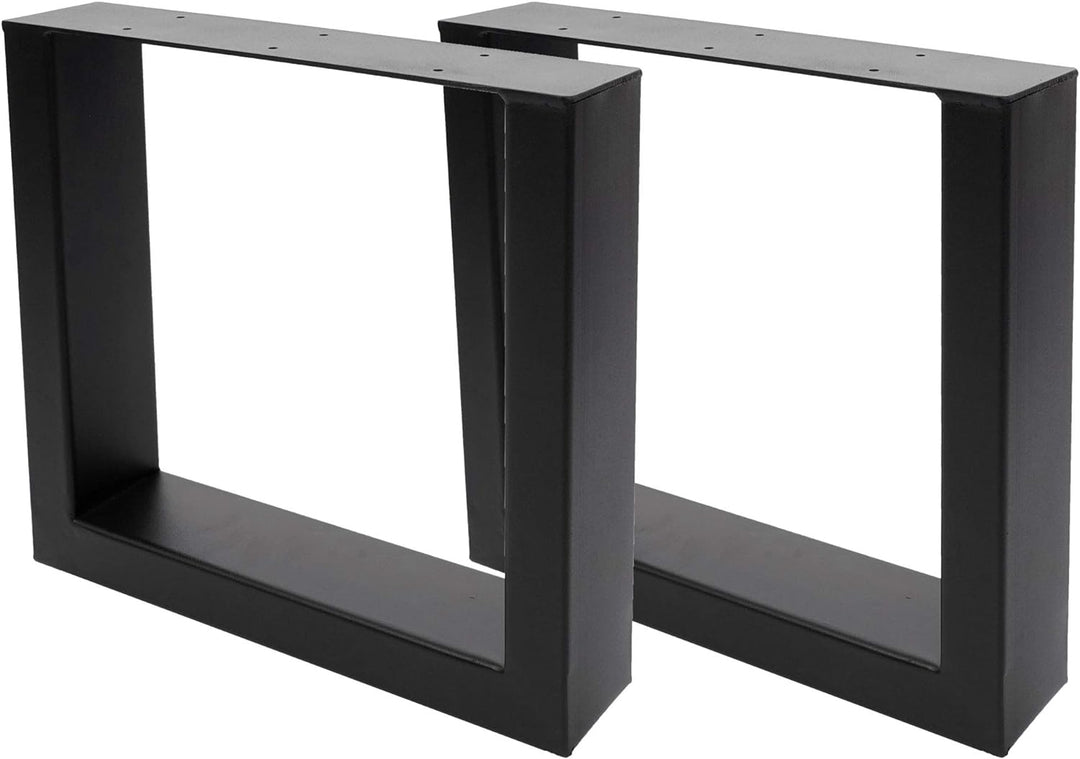 Mendler 2er-Set Tischbein HWC-H33, für Couchtisch Sitzbank Tischgestell Tischkufe, Industrial 37x40c