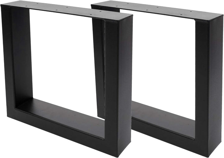 Mendler 2er-Set Tischbein HWC-H33, für Couchtisch Sitzbank Tischgestell Tischkufe, Industrial 37x40c