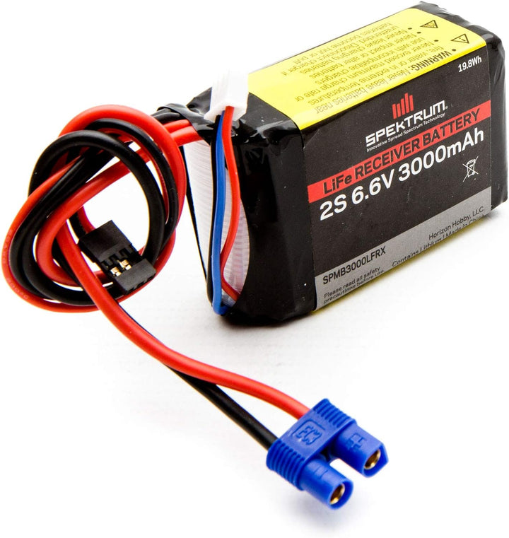 6.6V 3000mAh 2S LiFe-Empfänger-Akku: Universal-Empfänger, EC3