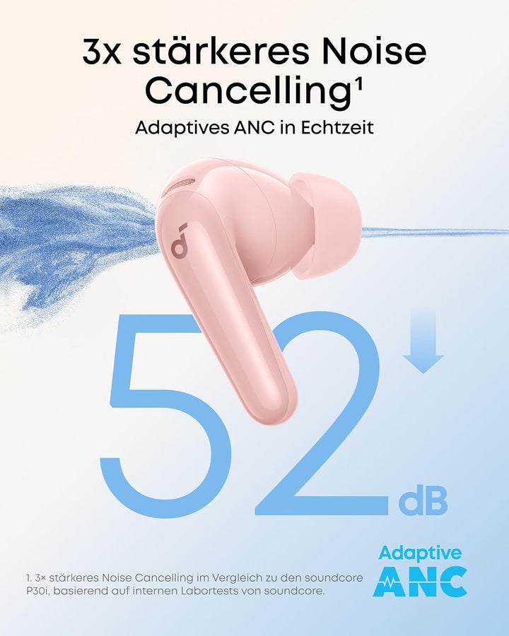 soundcore P31i by Anker, adaptives Noise Cancelling in Echtzeit, Hi-Res Sound, kabellose Bluetooth-K
