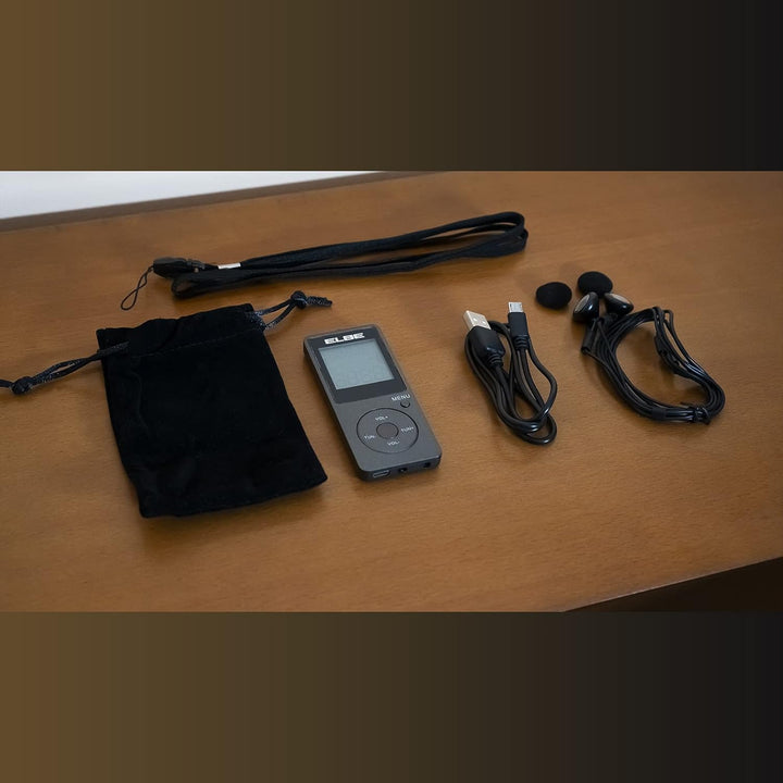 ELBE RF95 AM-FM Digitalradio, sportlich, Schwarz