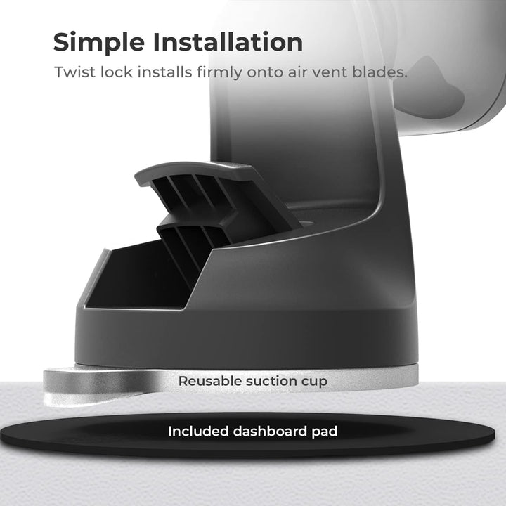 iOttie iTap 2 Magnetic Armaturenbretthalterung für iPhone XS Max R 8 Plus 10 W für Samsung Galaxy S1