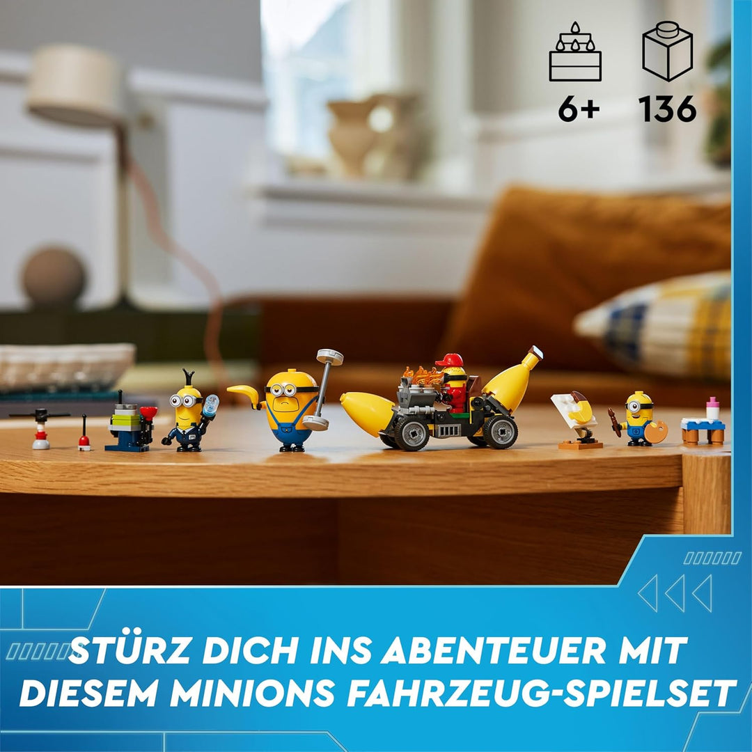 Lego Ich – Einfach unverbesserlich 4 Minions und das Bananen Auto, Spielset zu Ich – Einfach unverbe