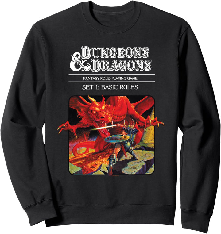 Dungeons & Dragons Vintage Basic Rules Cover Sweatshirt