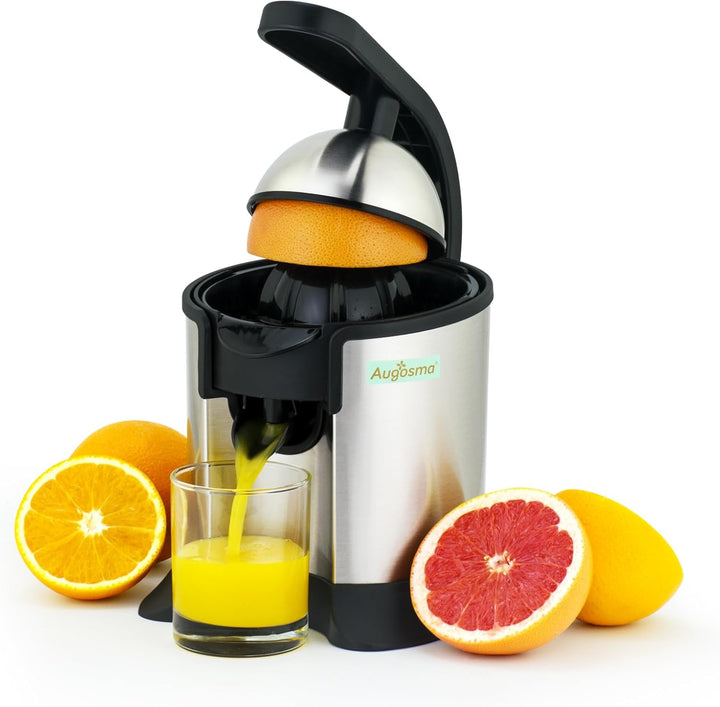 Augosma Premium Elektrischer Orangenentsafter Elektrische Zitruspresse, geeignet für Orangen, Zitron
