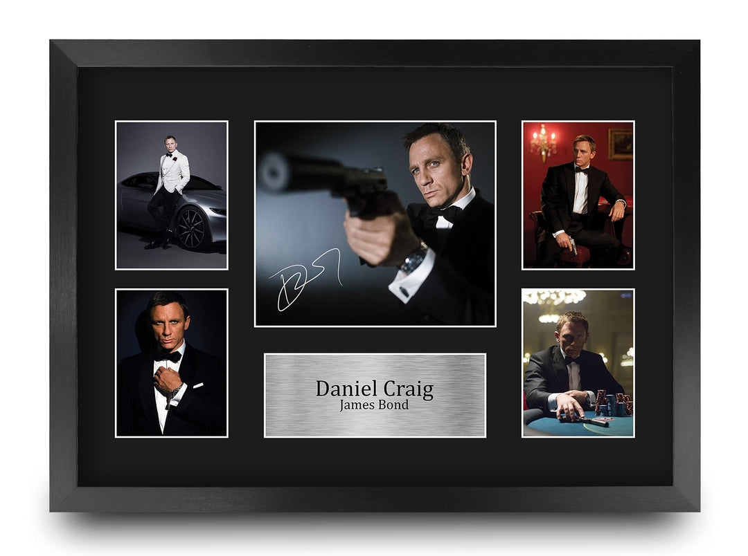 HWC Trading FR A3 Daniel Craig James Bond Geschenke Gedruckt, Signiert Autogramm Bild Für Film-Erinn