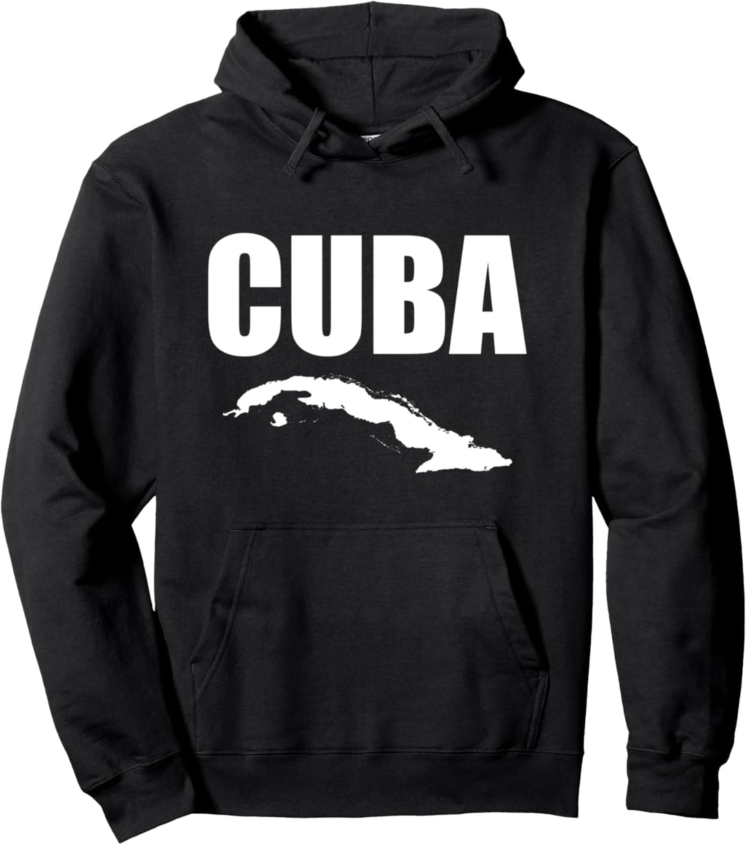 Cuba Karte Kuba Kubanische Kubaner Pullover Hoodie