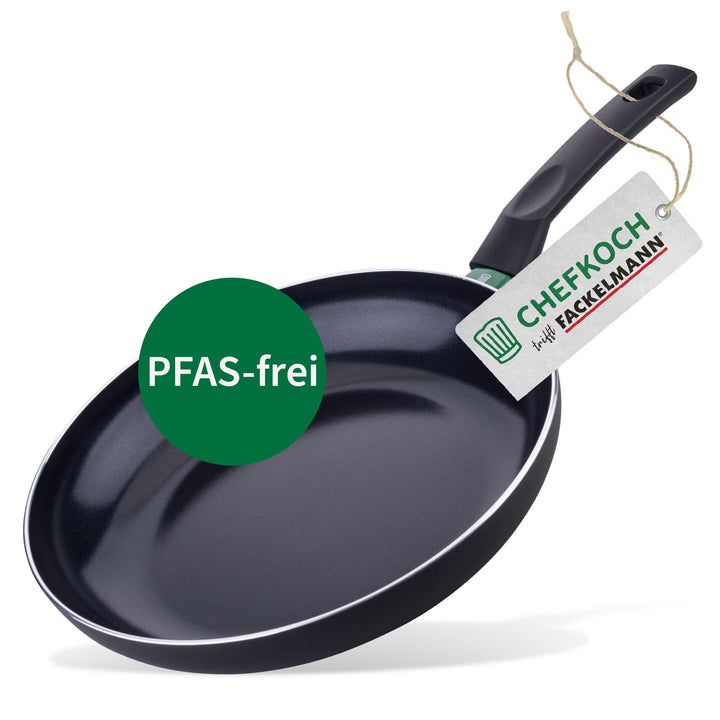 FACKELMANN Chefkoch Aluminium-Pfanne Ø28 cm Bielefeld mit Keramik-Antihaft-Beschichtung – Bratpfanne
