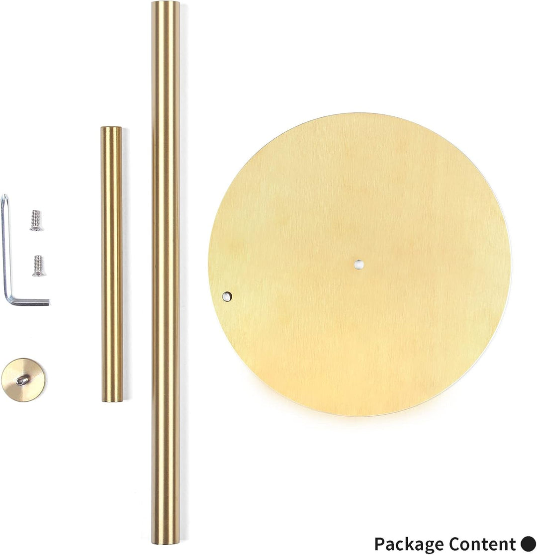 Gold Küchenrollenhalter Stehend, OBODING, Edelstahl Küchenpapierhalter für Standard und grosse Rolle