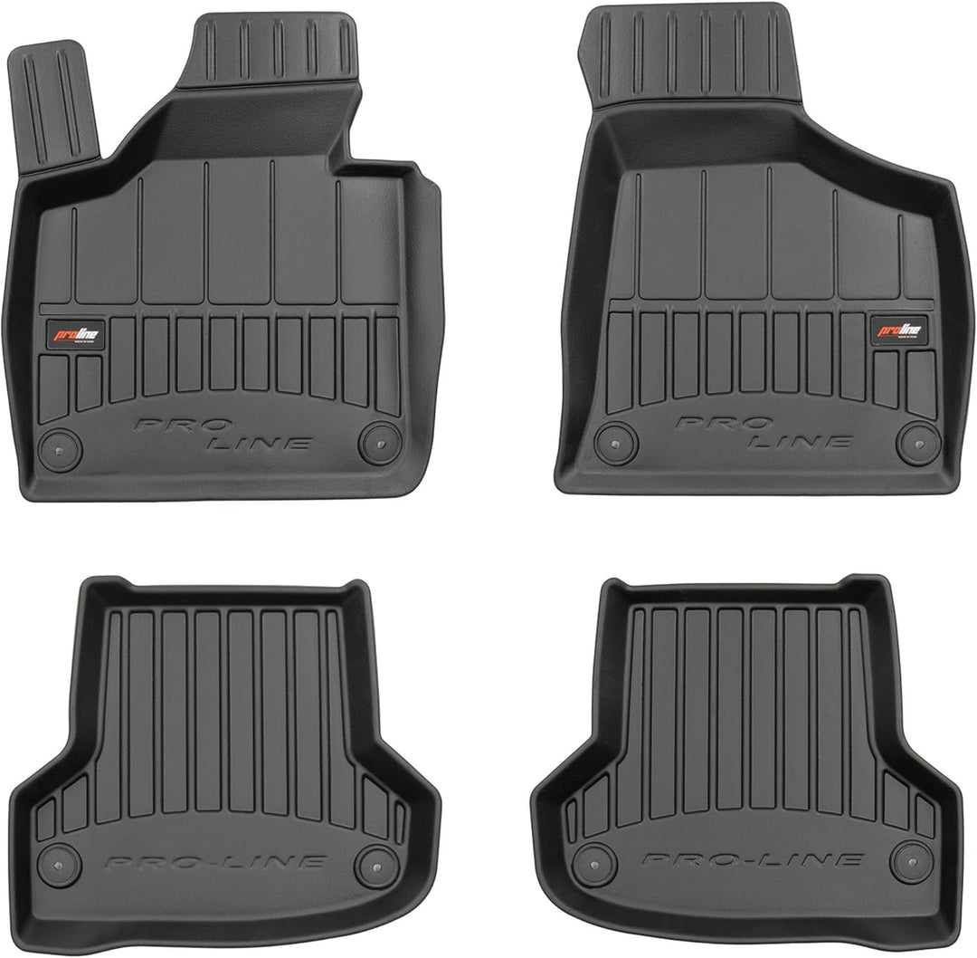 M MOTOS Gummimatten Auto Fussmatte passt für Audi A3 8P 2003-2013 Verbessern Sie Ihren Reisekomfort