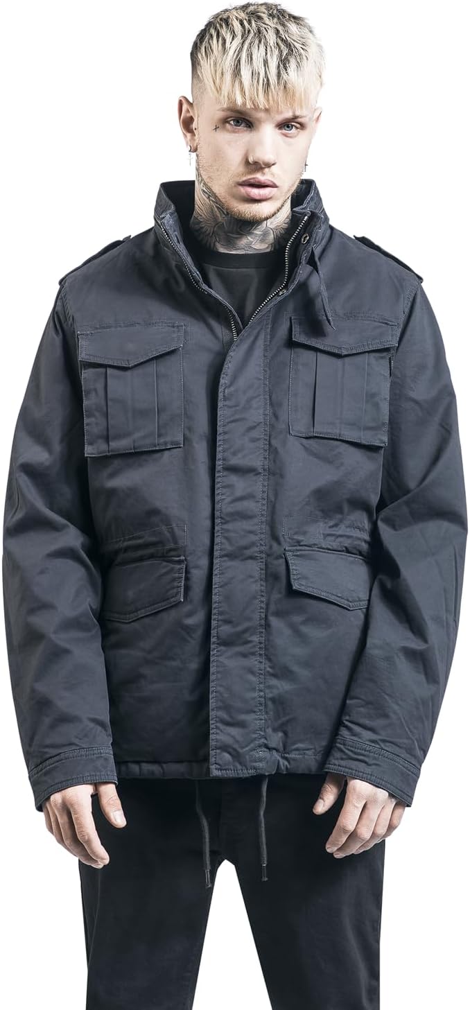 Vintage Industries Madison Textiljacke, schwarz, S S Schwarz, S Schwarz
