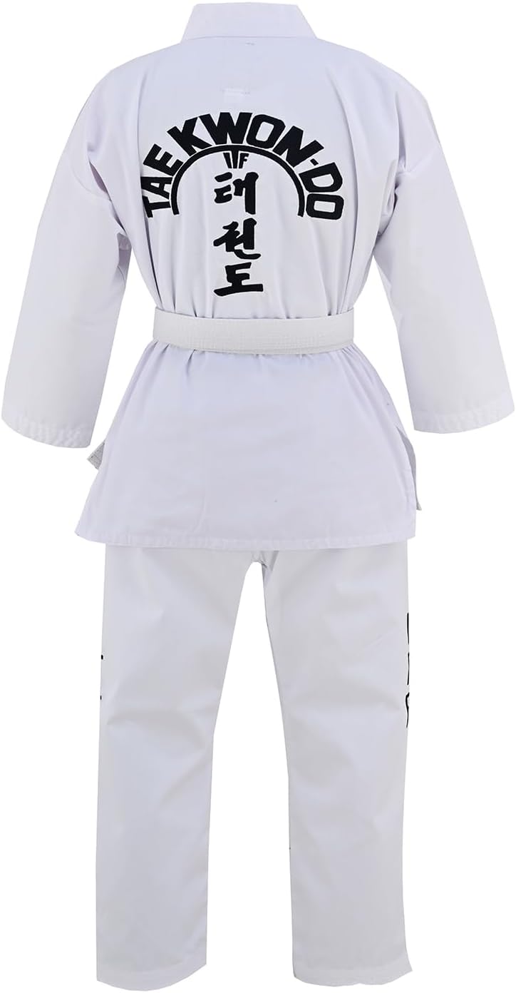 Martial Arts ITF Taekwondo-Anzug für Schüler 6/190 cm Weiss, 6/190 cm Wei&amp;