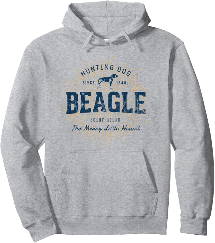 Retro Vintage Beagle Pullover Hoodie