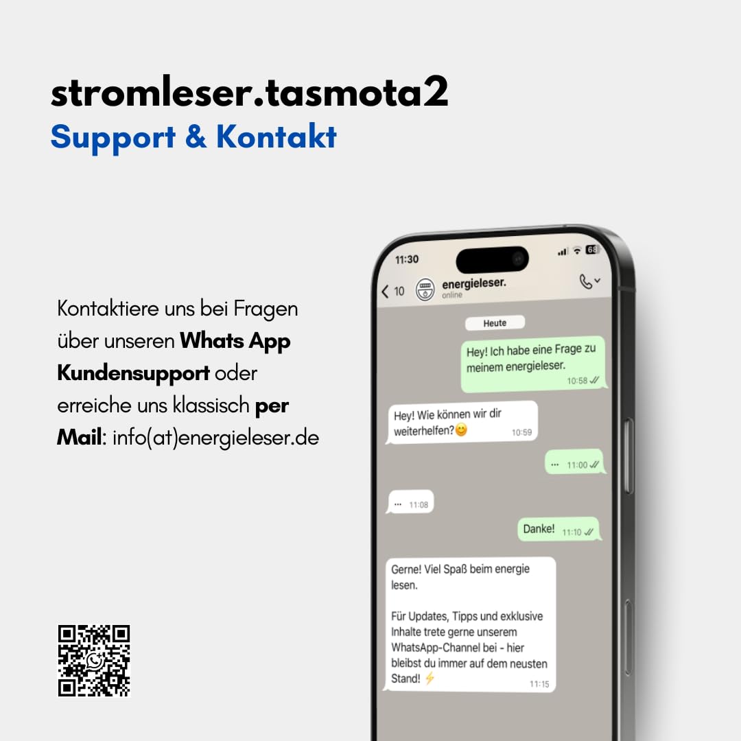 Stromleser WIFI smart meter IR Lesekopf Wlan Tasmota vorinstalliert inkl. Kabel