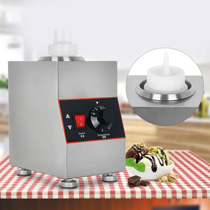 220V Saucenwärmer Edelstahl Elektrischer Saucenwärmer 30°C - 85°C Kommerzieller Käsesaucenwärmer mit