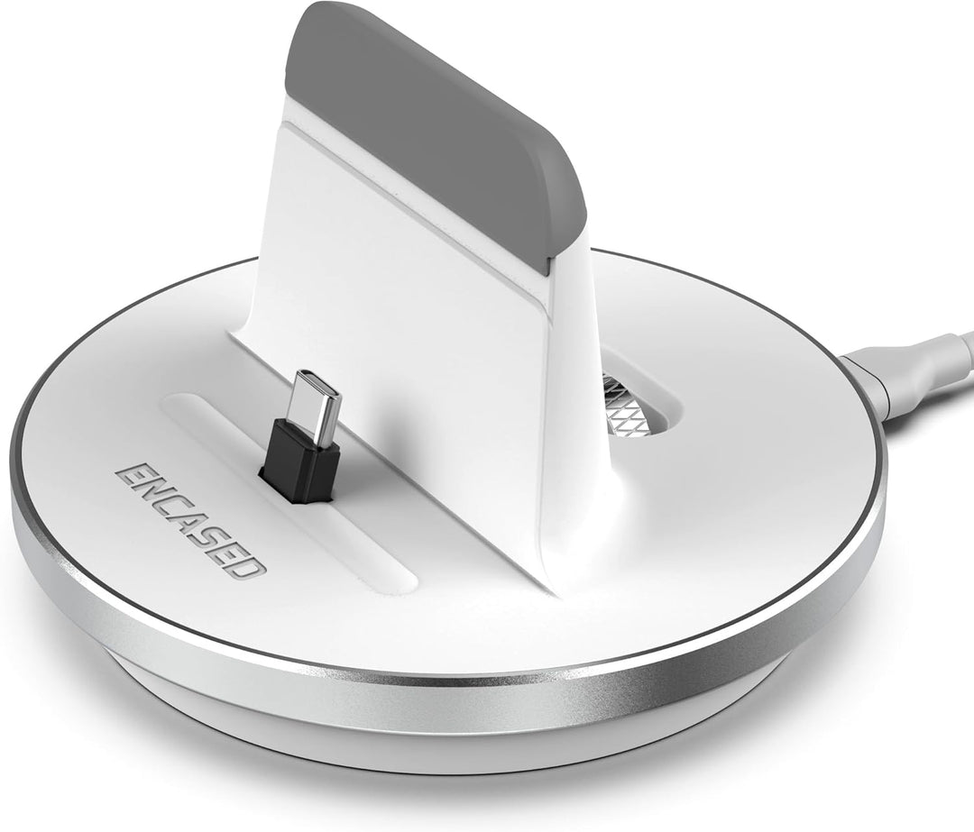 ENCASED USB-C Schnell ladestation für iPhone 17, 16, 15 – Kabelgebundenes Ladegerät mit Typ-C Anschl