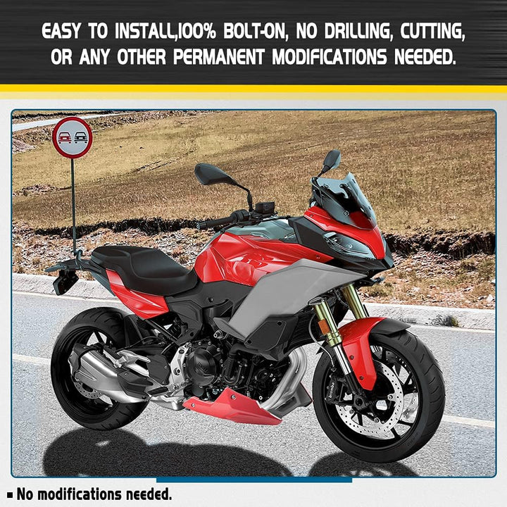 Cubierta de motocicleta Bellypan Motor Guard Chasis Bumper Protection Cover Panel inferior Spoiler C