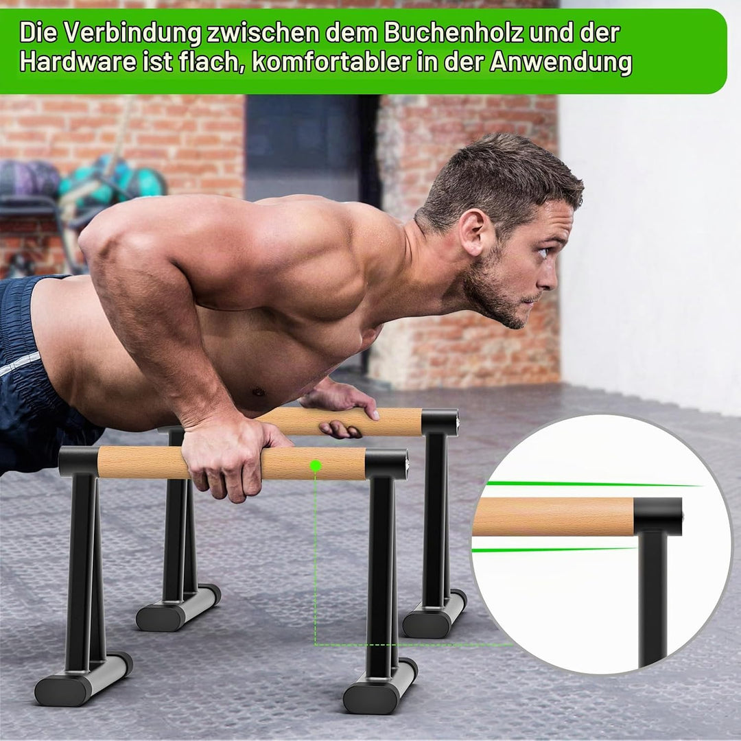 Dolibest Liegestützgriff, Calisthenics Parallettes Push up Griffe Fitness Handstand Boden rutschfest