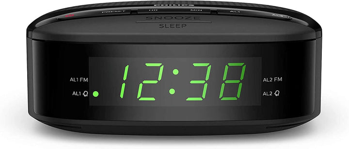Philips Audio Radiowecker UKW Radio (Doppelter Alarm, Sleep Timer, Kompaktes Design) - TAR3205/12