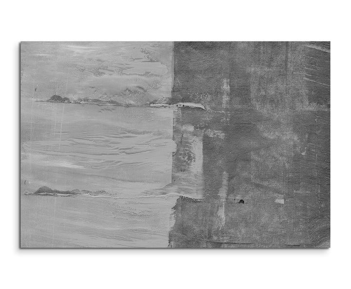 Sinus Art Abstrakt 977-120x80cm SCHWARZ-Weiss Bilder - Wandbild Kunstdruck in XXL Format - Fertig Au