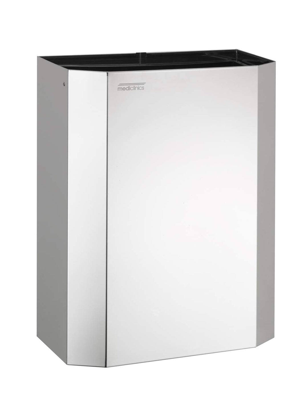 All Care 11041 Dutch Bins Hochglanz Edelstahl Offene Abfallbehälter, 25 Liter 25 liters high glass,