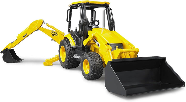 bruder 02427 - JCB MIDI CX Baggerlader - 1:16 Baustelle Baufahrzeug Löffelbagger Heckbagger Arbeiter