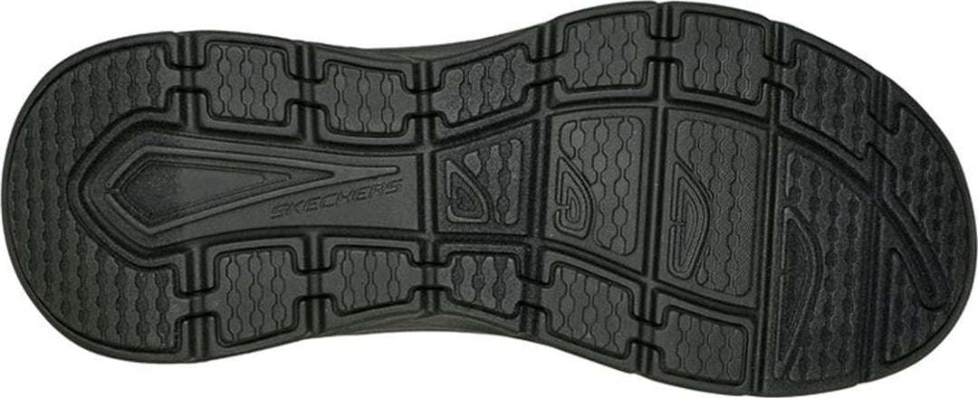 Skechers Herren D'lux Walker Schiebe-Sandalen 43 EU Schwarz, 43 EU Schwarz