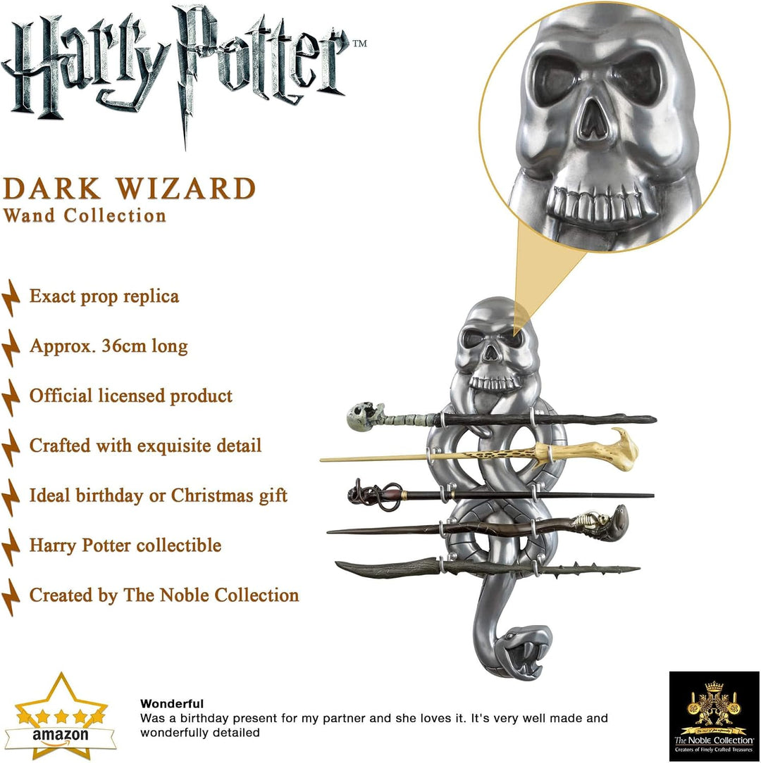 The Noble Collection Die Edle Kollektion Dark Wizard Zauberstab Set