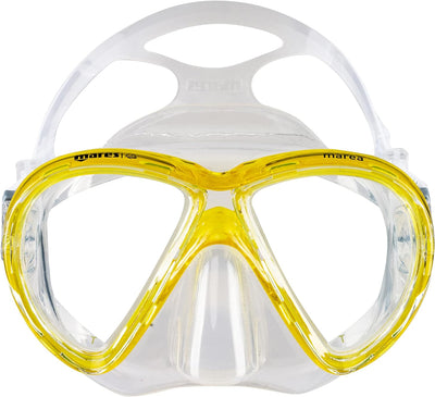 Mares Erwachsene Maske plus Schnorchel plus Flosse Set X-One Marea L-XL Weiss/Lime, L-XL Weiss/Lime