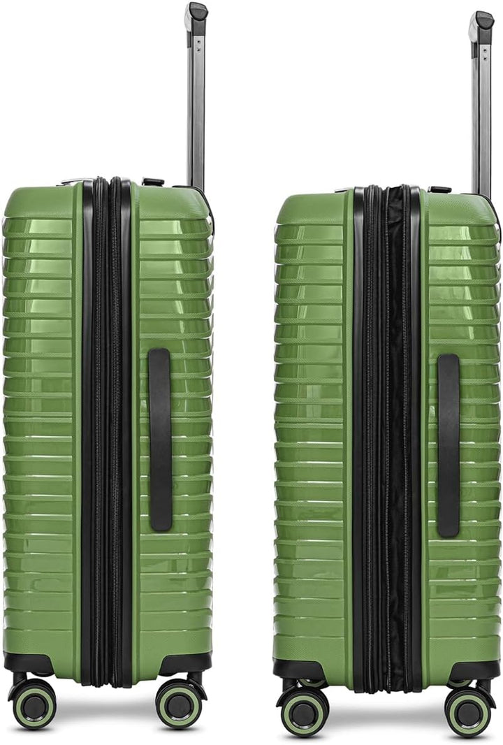 Stratic Koffer-Set 3-teilig für Damen und Herren | Reise-Trolleys 50 x 29 x 76 cm aus hochwertigem,
