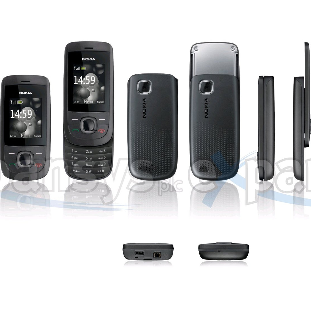 Nokia 2220 slide Handy (MP3, GPRS, Ovi Mail. Flugmodus) graphit, graphit