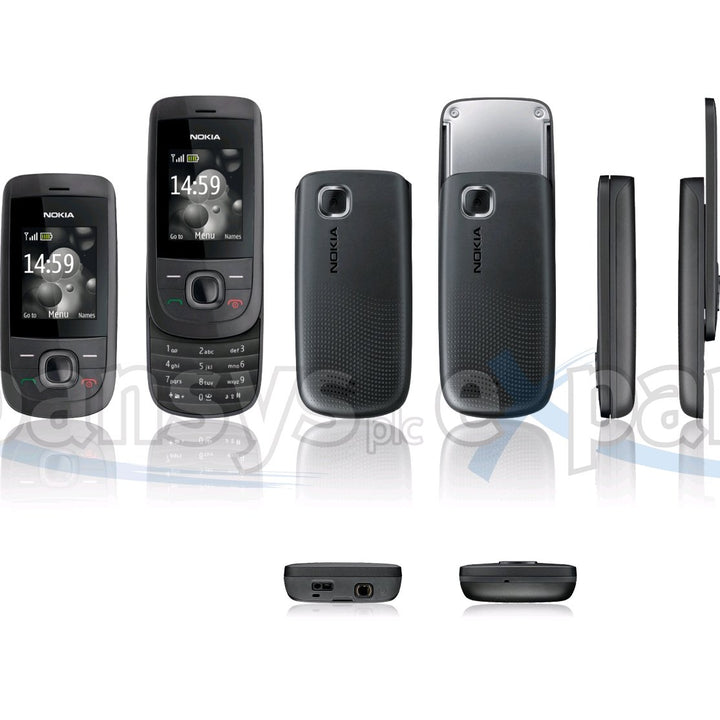 Nokia 2220 slide Handy (MP3, GPRS, Ovi Mail. Flugmodus) graphit, graphit