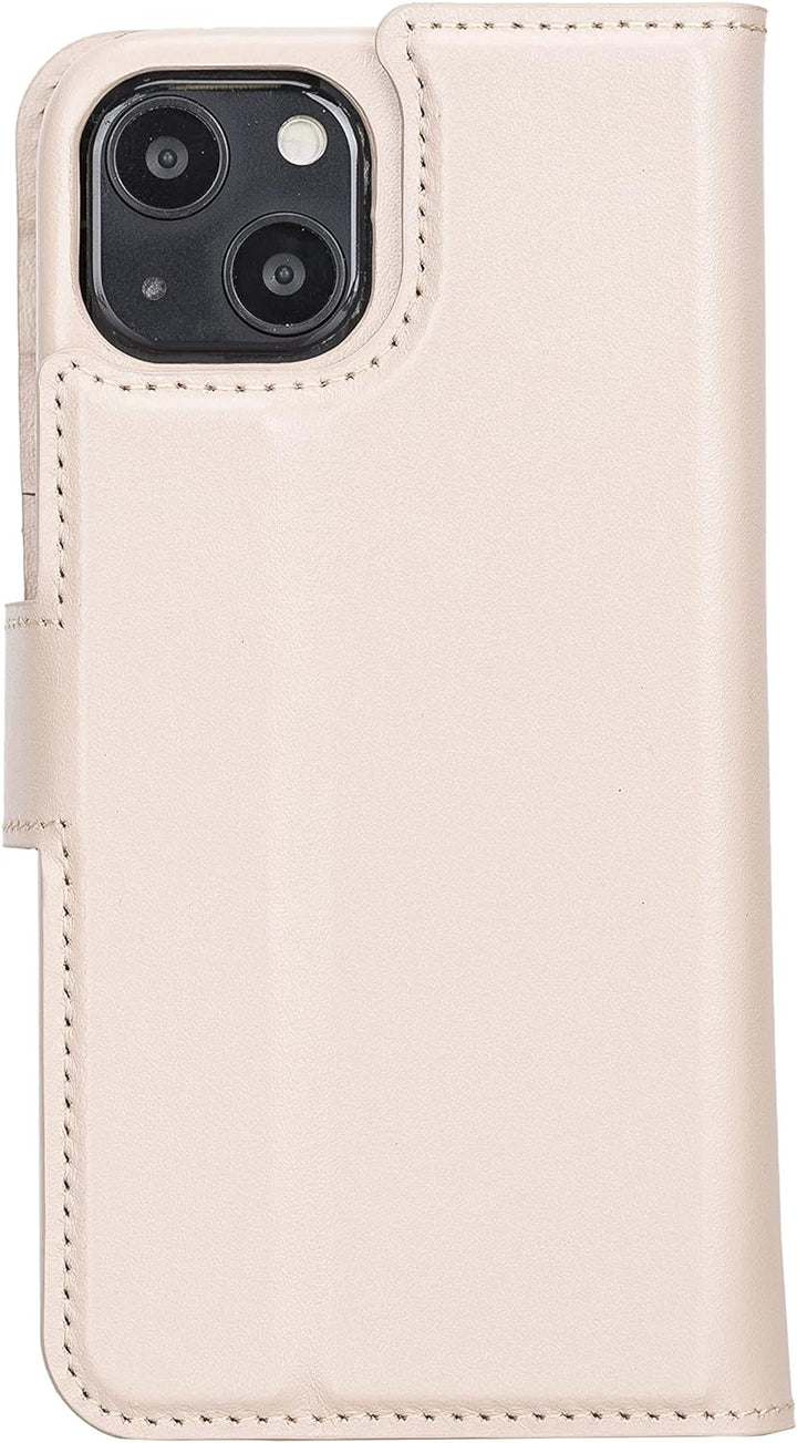 Solo Pelle Lederhülle kompatibel für iPhone 13 in 6.1 Zoll abnehmbare Hülle (2in1) inkl. Kartenfäche