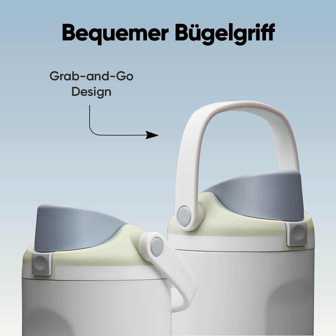 Owala FreeSip Sway Isolierte Edelstahl Trinkflasche mit Strohhalm und 2‑in‑1‑Trinköffnung, 1185ml, i