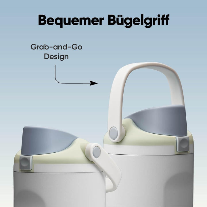 Owala FreeSip Sway Isolierte Edelstahl Trinkflasche mit Strohhalm und 2‑in‑1‑Trinköffnung, 1185ml, i