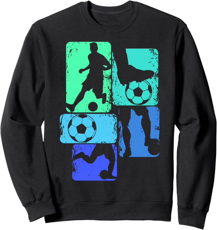 Fussballer Fussball Fussballspieler Jungen Kinder Sweatshirt