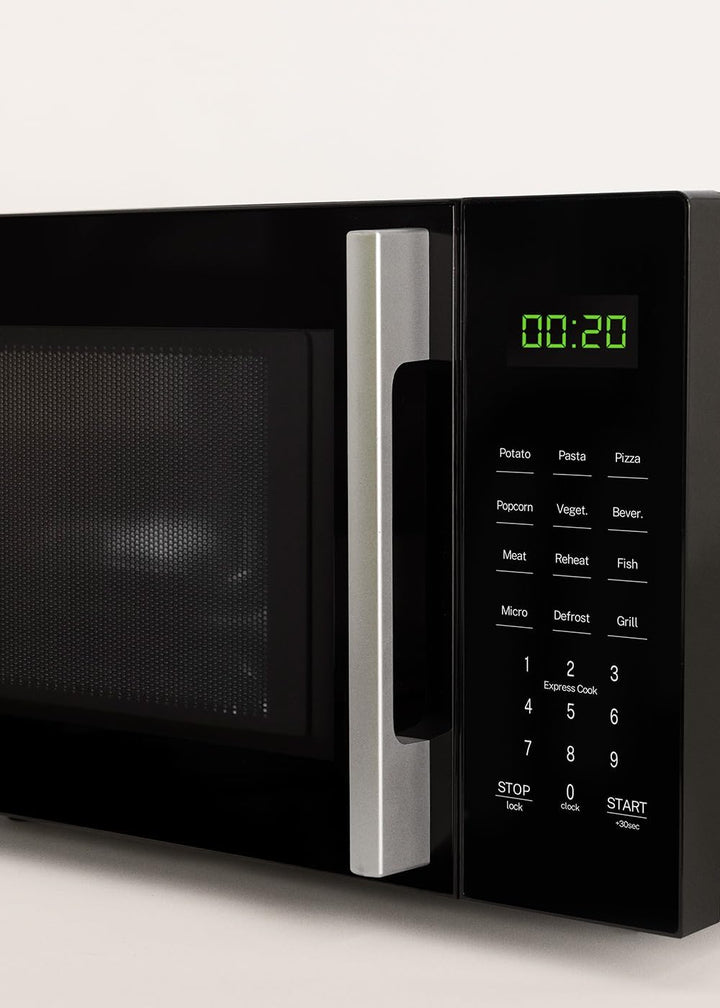 CREATE/MICROWAVE STUDIO/Mikrowelle mit Grillfunktion und Backofen Schwarz/Fassungsvermögen 23l, Dreh