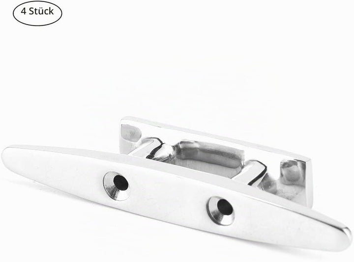4 Stück Boot Kampen,Anlegeklampen für Boote,100 mm/3,9 Zoll Marine-Klampe Boot-Dock-Klampe Bootsdock