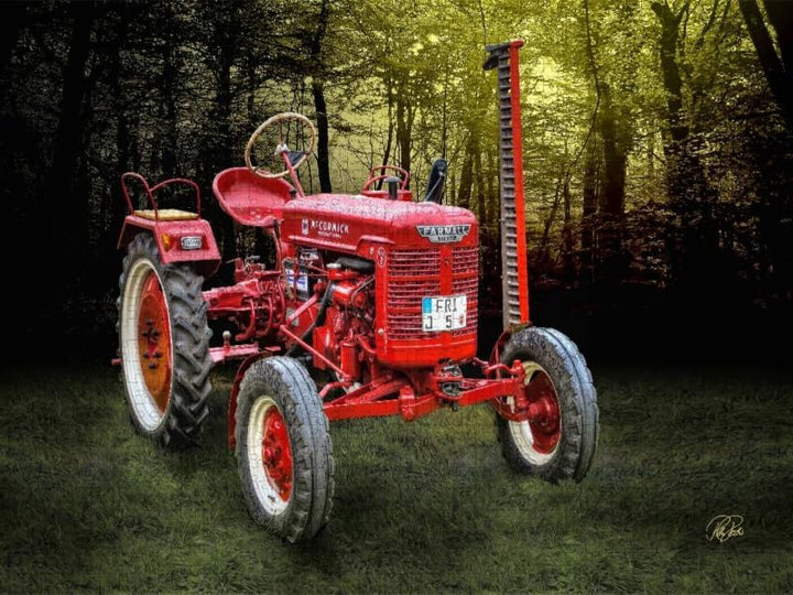 CALVENDO Puzzle Oldtimer Traktor McCormick 1000 Teile Lege-Grösse 64 x 48 cm Foto-Puzzle Bild von Pe