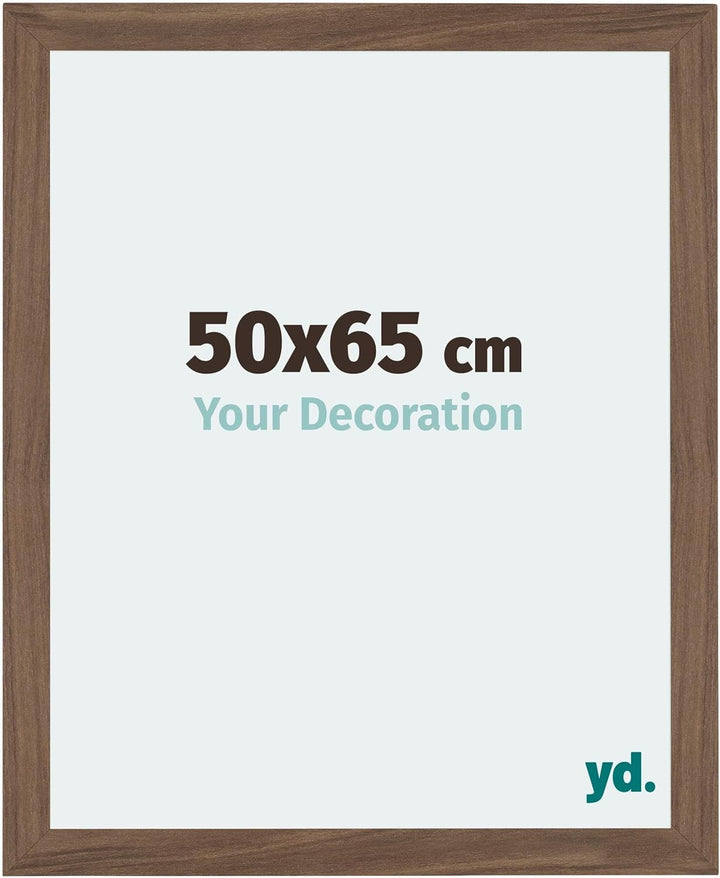 yd. Your Decoration - Bilderrahmen 50x65 cm - Bilderrahmen aus MDF mit Acrylglas - Antireflex - Ausg