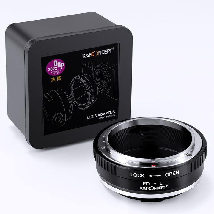 K&F Concept Objektivadapter FD-L Manueller Fokus Kompatibel mit Canon FD & FL 35mm Objektiv auf L Mo