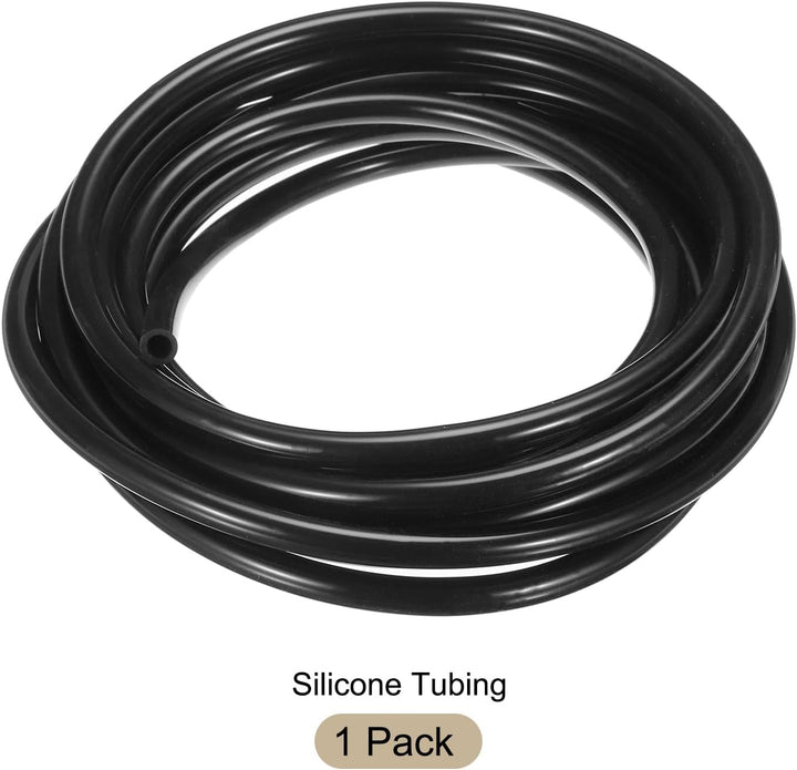 Silikonschlauch Lebensmittelecht 6.4mm ID x 9.5mm OD, 5 Meter Kondensatschlauch, Transparenter Wasse