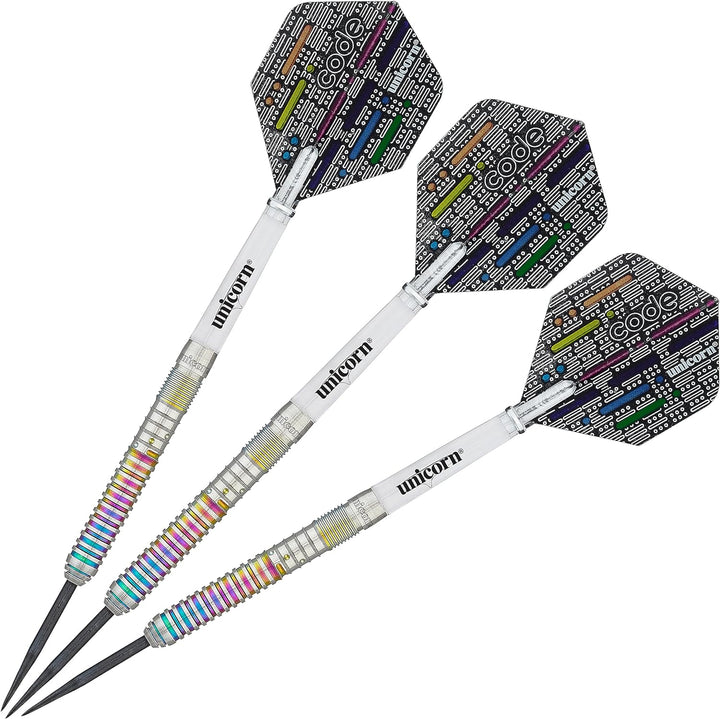 Unicorn Ian White Code 90% Wolfram Dartpfeil mit Stahlspitze 21Gr., 21Gr.