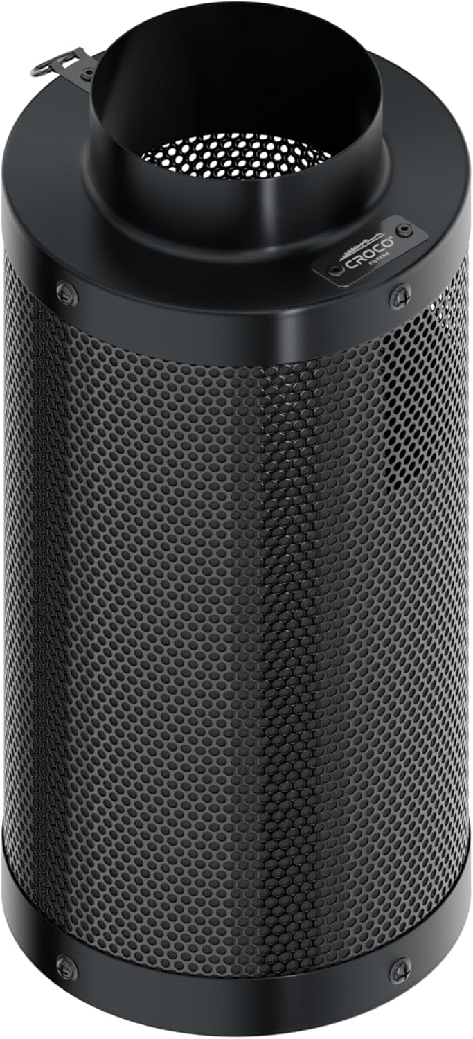 Croco - Aktivkohlefilter Grow - Kohlefilter für Growzelt - Growbox, Growzelt, Hydrokultur, Zuchtzelt