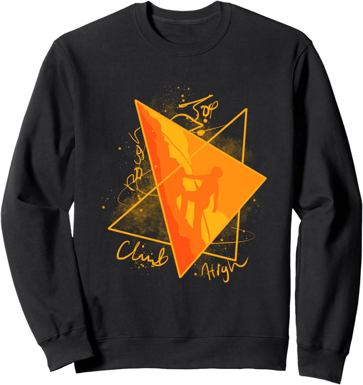 Retro Klettern Geschenk Kletterer Sweatshirt
