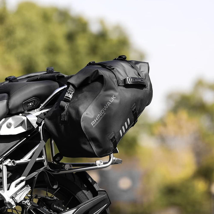 Rhinowalk Motorrad-Satteltaschen Gepäckträgertasche wasserdichte Anti-Vibrations-Motorseitentaschen