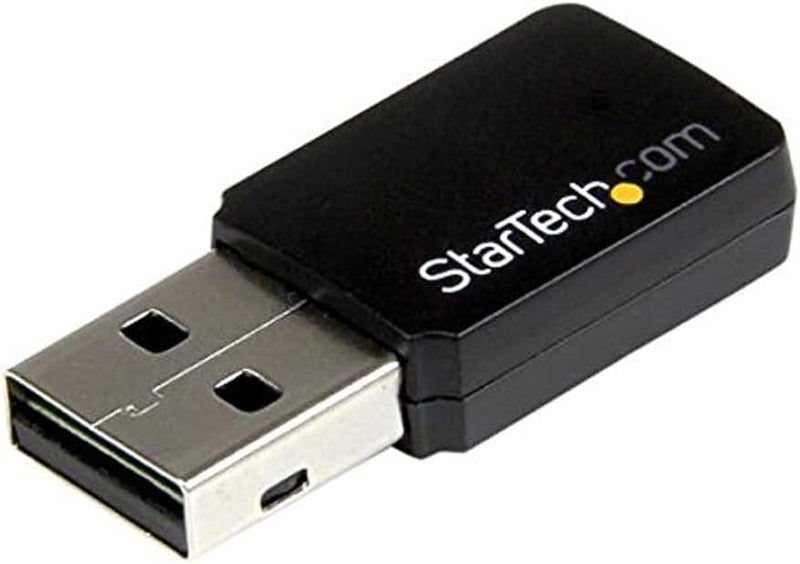 StarTech.com USB 2.0 AC600 Mini Dual Band Wireless-AC Wlan Adapter - 1T1R 802.11ac WiFi Netzwerkadap