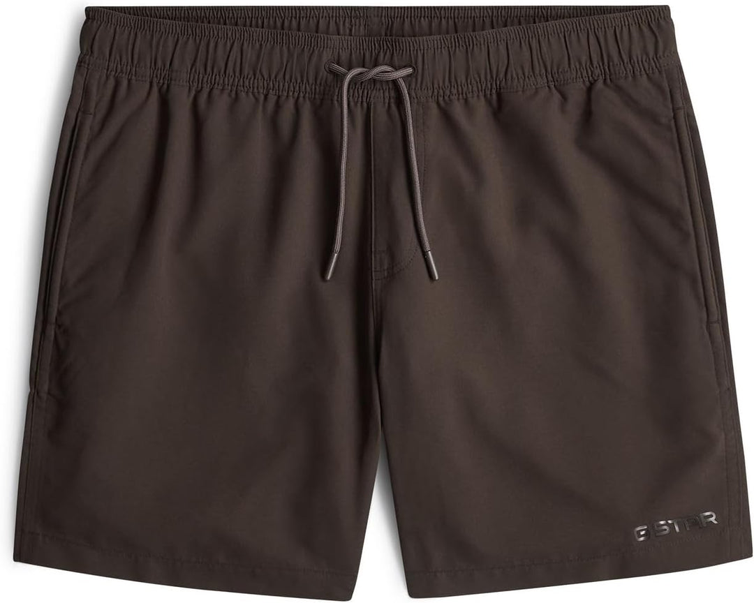G-Star Herren Dirik Solid Swimshort Swim Trunks XS Braun (Java D28342-a505-h869), XS Braun (Java D28
